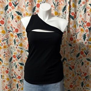 Torrid Black Asymmetrical Women's Top Size 1